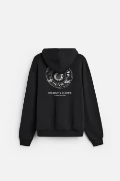 Fashion SUDADERA ESTAMPADA COMBINADA Hombre Sudaderas