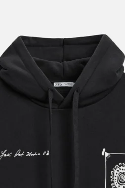 Fashion SUDADERA ESTAMPADA COMBINADA Hombre Sudaderas