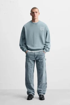 Outlet SUDADERA ESTAMPADO COMBINADO Hombre Sudaderas
