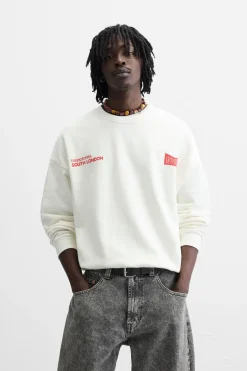 Sale SUDADERA ESTAMPADO COMBINADO Hombre Sudaderas