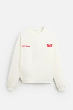 Sale SUDADERA ESTAMPADO COMBINADO Hombre Sudaderas