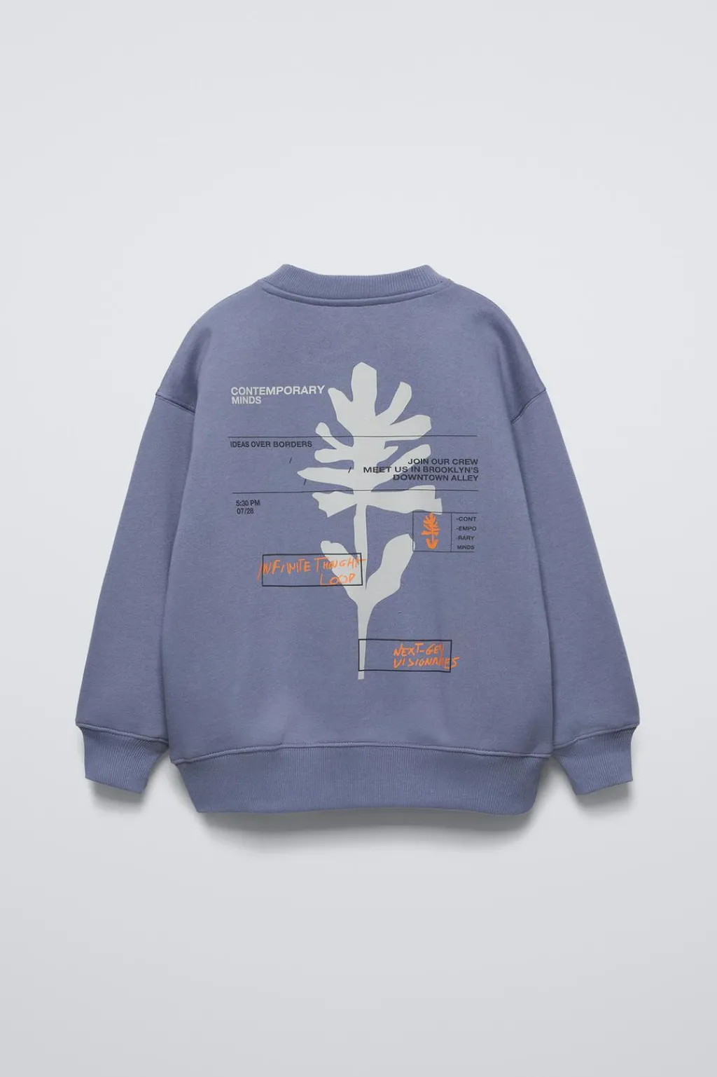 Niños ZARA 6 - 14 Años·Sudaderas<SUDADERA ESTAMPADO CORTE