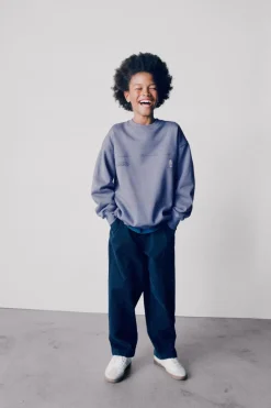 Niños ZARA 6 - 14 Años·Sudaderas<SUDADERA ESTAMPADO CORTE