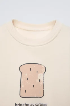 Niños ZARA 1½ - 6 Años·Sudaderas|1½ - 6 Años·Sudaderas<SUDADERA ESTAMPADO GARMENT DYE