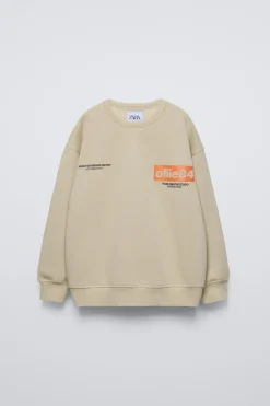 Niños ZARA 6 - 14 Años·Sudaderas<SUDADERA ESTAMPADO RELIEVE