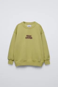 Niños ZARA 6 - 14 Años·Sudaderas<SUDADERA ESTAMPADO TEXTO