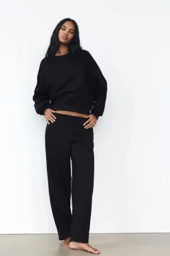 New SUDADERA FELPA BÁSICA Mujer Sudaderas / Joggers
