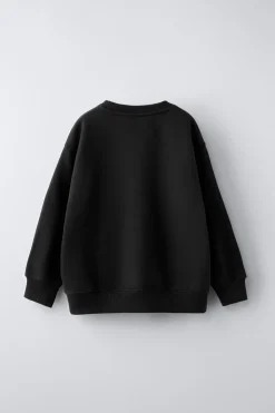 Niños ZARA 6 - 14 Años·Sudaderas|6 - 14 Años·Deporte / Jogging<SUDADERA FELPA LISA