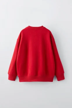 Niños ZARA 6 - 14 Años·Sudaderas|6 - 14 Años·Deporte / Chándal<SUDADERA FELPA TEXTO