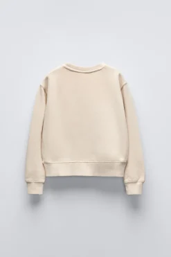 Niños ZARA 6 - 14 Años·Sudaderas|6 - 14 Años·Total Look<SUDADERA GATO CROP FIT