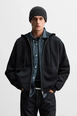 Outlet SUDADERA HEAVY WEIGHT CAPUCHA Hombre Sudaderas