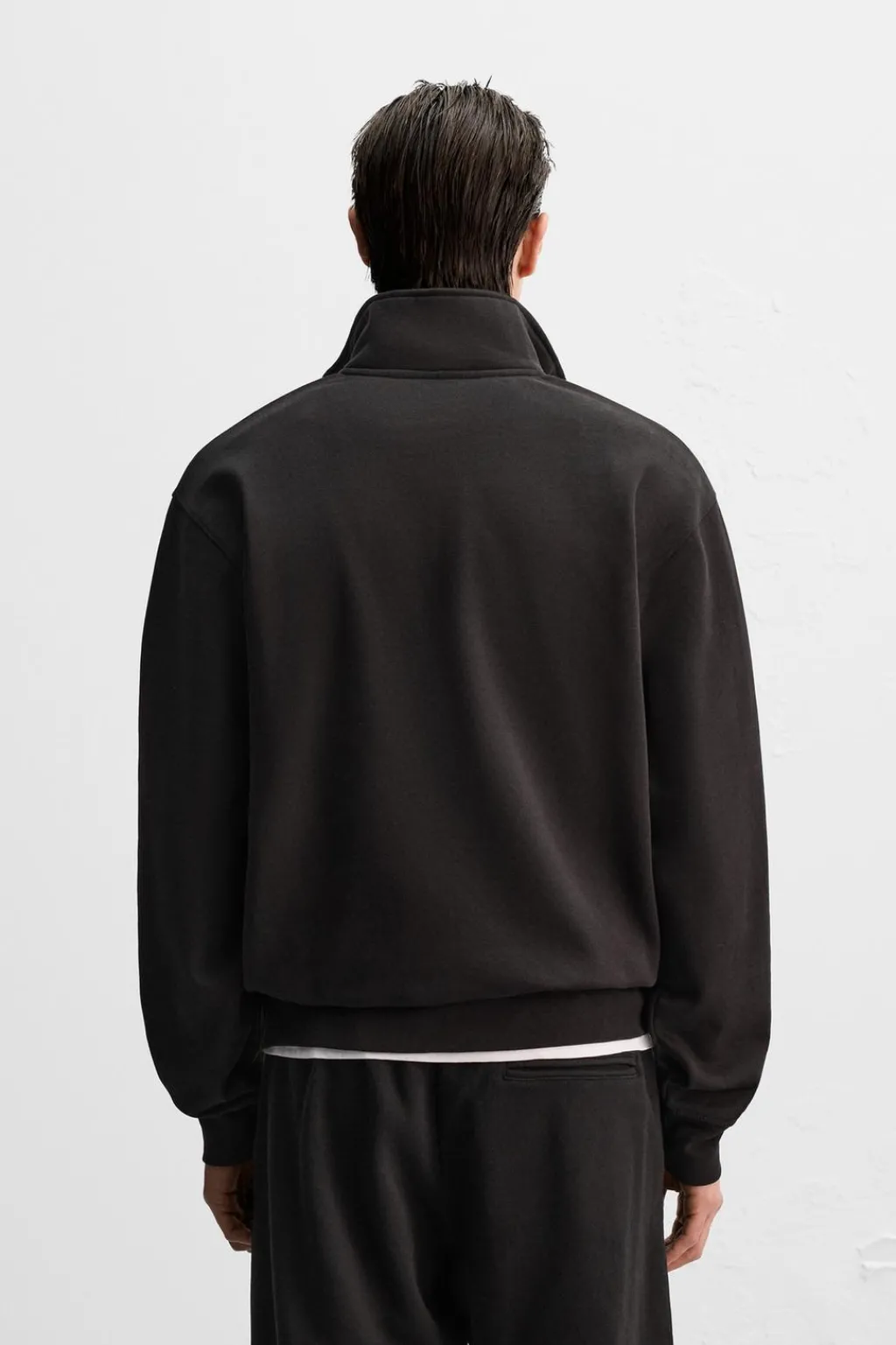 Outlet SUDADERA HEAVY WEIGHT CUELLO CREMALLERA Hombre Jerséis / Chaquetas|Sudaderas