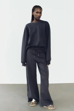Clearance SUDADERA INTERLOCK Mujer Sudaderas / Joggers