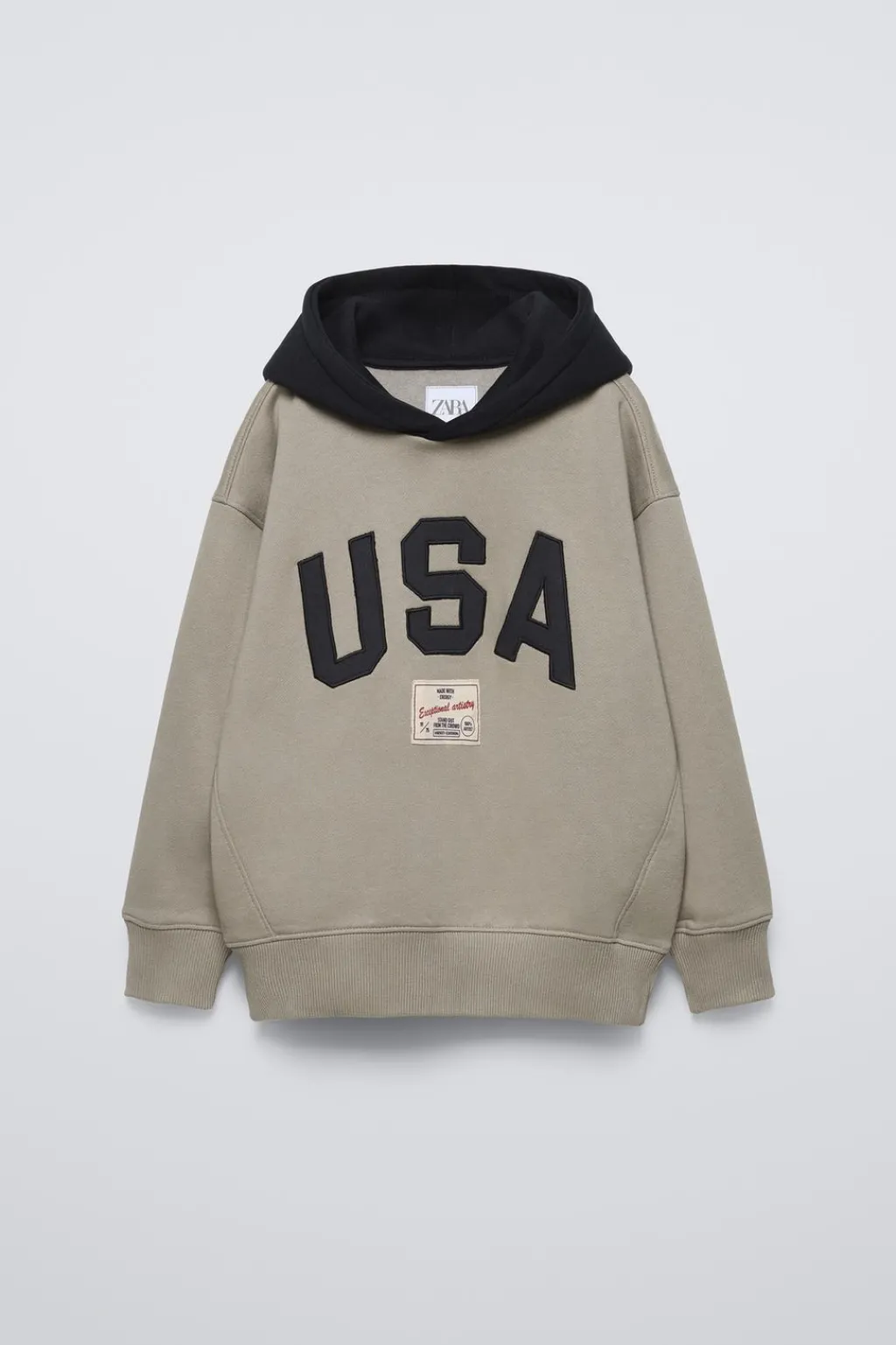 Niños ZARA 6 - 14 Años·Sudaderas|6 - 14 Años·Deporte / Chándal<SUDADERA JOGGING USA