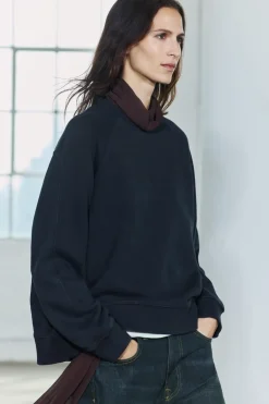 Clearance SUDADERA LAVADA OVERSIZE Mujer Sudaderas / Joggers