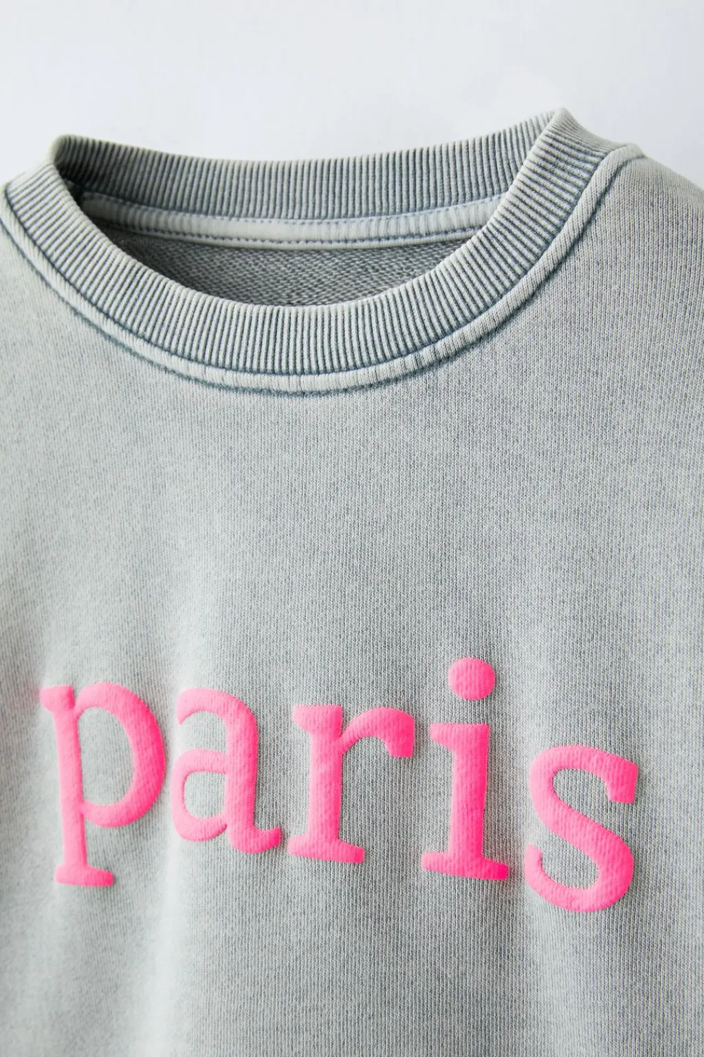 Niños ZARA 6 - 14 Años·Sudaderas|6 - 14 Años·Deporte / Jogging<SUDADERA LAVADA TEXTO