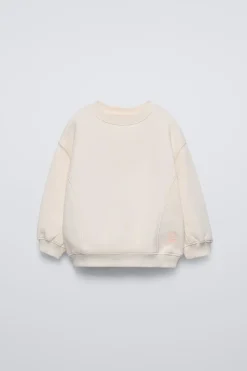 Niños ZARA 1½ - 6 Años·Sudaderas|1½ - 6 Años·Total Look<SUDADERA LISA BORDADO