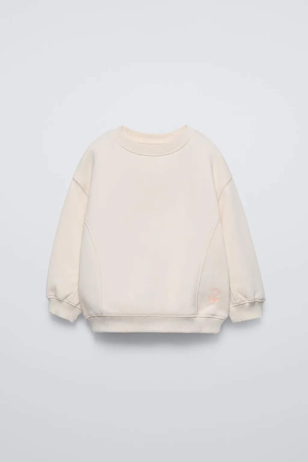 Niños ZARA 1½ - 6 Años·Sudaderas|1½ - 6 Años·Total Look<SUDADERA LISA BORDADO