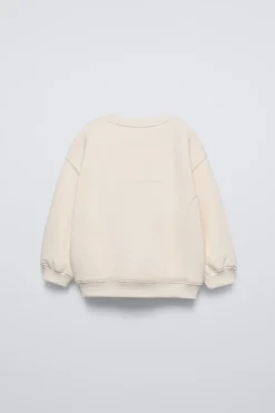 Niños ZARA 1½ - 6 Años·Sudaderas|1½ - 6 Años·Total Look<SUDADERA LISA BORDADO