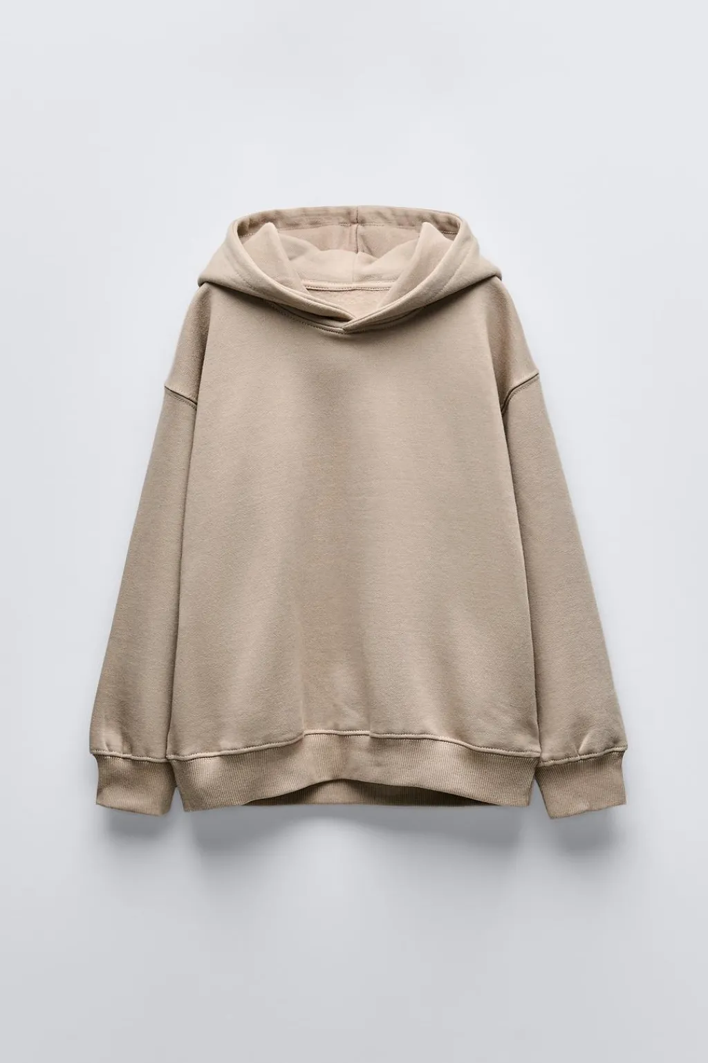 Niños ZARA 6 - 14 Años·Sudaderas|6 - 14 Años·Deporte / Chándal<SUDADERA LISA CAPUCHA