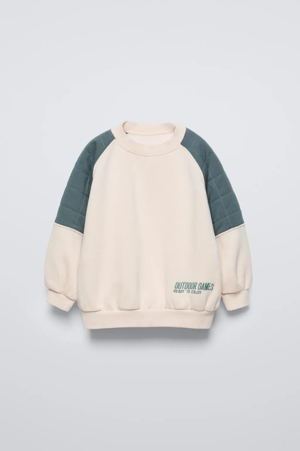 Niños ZARA 1½ - 6 Años·Sudaderas<SUDADERA MANGAS ACOLCHADAS