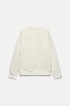 Clearance SUDADERA METALIZADA DELANTERO Mujer Sudaderas / Joggers
