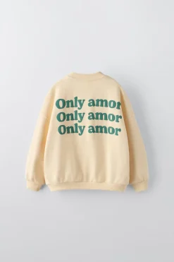 Niños ZARA 1½ - 6 Años·Sudaderas|1½ - 6 Años·Sudaderas<SUDADERA ONLY AMOR