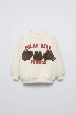 Niños ZARA 1½ - 6 Años·Sudaderas|1½ - 6 Años·Sudaderas<SUDADERA OSOS BORREGUILLO