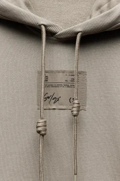 Fashion SUDADERA OVERSIZE ETIQUETA Mujer Sudaderas / Joggers