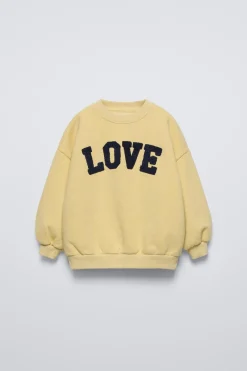 Niños ZARA 1½ - 6 Años·Sudaderas|1½ - 6 Años·Sudaderas<SUDADERA PARCHE RIZO