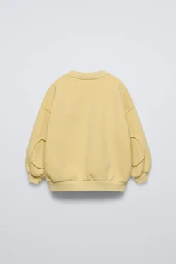 Niños ZARA 1½ - 6 Años·Sudaderas|1½ - 6 Años·Sudaderas<SUDADERA PARCHE RIZO