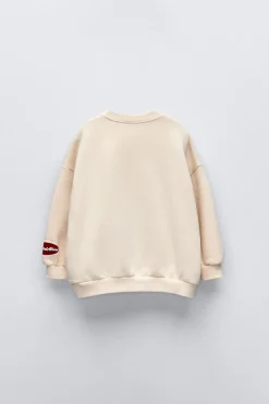 Niños ZARA 1½ - 6 Años·Sudaderas|1½ - 6 Años·Sudaderas<SUDADERA PARCHES LANGOSTA