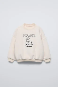 Niños ZARA 1½ - 6 Años·Sudaderas|1½ - 6 Años·Licencias<SUDADERA POLAR BORDADO SNOOPY PEANUTS™