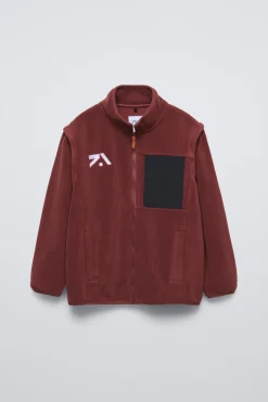 Niños ZARA 6 - 14 Años·Abrigos|6 - 14 Años·Deporte / Chándal<SUDADERA POLAR CONVERTIBLE CHALECO