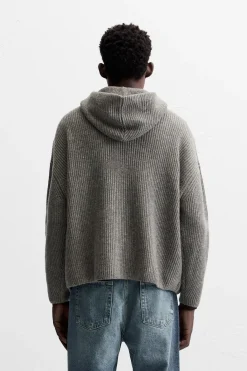 Discount SUDADERA PUNTO CON LANA Hombre Jerséis / Chaquetas|Sudaderas