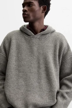 Discount SUDADERA PUNTO CON LANA Hombre Jerséis / Chaquetas|Sudaderas
