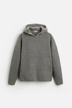 Discount SUDADERA PUNTO CON LANA Hombre Jerséis / Chaquetas|Sudaderas
