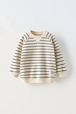Niños ZARA 1½ - 6 Años·Sudaderas|1½ - 6 Años·Sudaderas<SUDADERA RAYAS