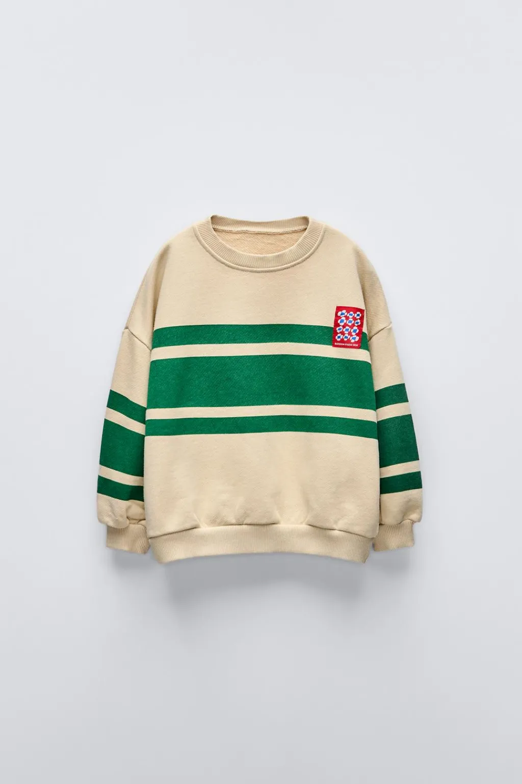 Niños ZARA 1½ - 6 Años·Sudaderas|1½ - 6 Años·Sudaderas<SUDADERA RAYAS ETIQUETA