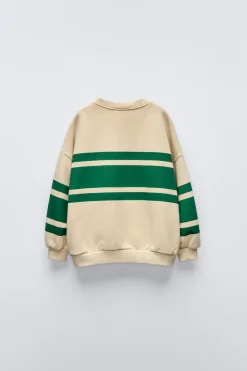 Niños ZARA 1½ - 6 Años·Sudaderas|1½ - 6 Años·Sudaderas<SUDADERA RAYAS ETIQUETA
