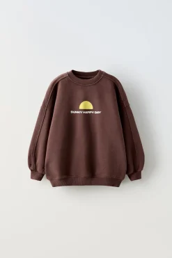Niños ZARA 1½ - 6 Años·Sudaderas|1½ - 6 Años·Sudaderas<SUDADERA TEXTO