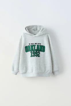Niños ZARA 1½ - 6 Años·Sudaderas|1½ - 6 Años·Chándal<SUDADERA TEXTO BORDADO