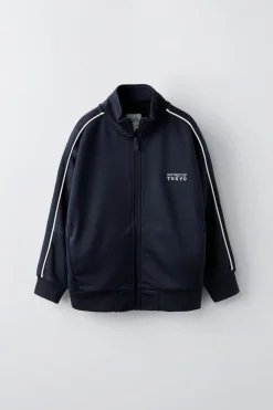 Niños ZARA 6 - 14 Años·Sudaderas|6 - 14 Años·Deporte / Chándal<SUDADERA TEXTO BORDADO