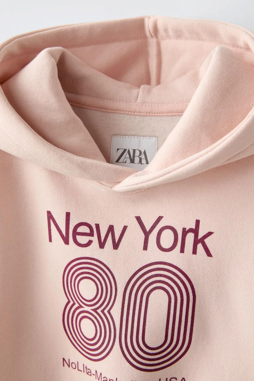 Niños ZARA 6 - 14 Años·Sudaderas|6 - 14 Años·Deporte / Jogging<SUDADERA TEXTO CROP FIT