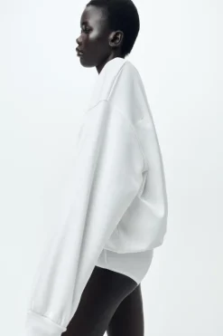 Hot SUDADERA TEXTO MINIMAL Mujer Sudaderas / Joggers