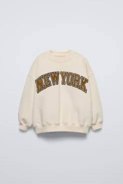Niños ZARA 1½ - 6 Años·Sudaderas|1½ - 6 Años·Sudaderas<SUDADERA TEXTO PANA
