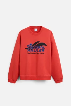 Sale SUDADERA TEXTOS COMBINADOS Hombre Sudaderas
