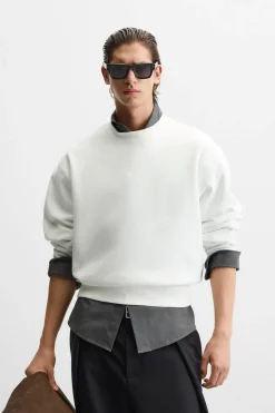 Clearance SUDADERA TEXTURA Hombre Sudaderas