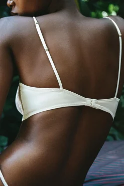 Sale SUJETADOR BANDEAU ENCAJE BORDADOS Mujer Lenceria