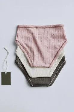 Niños ZARA 1½ - 6 Años·Ropa Interior / Calcetines<TIMELESZ - PACK DE TRES BRAGUITAS PESPUNTE